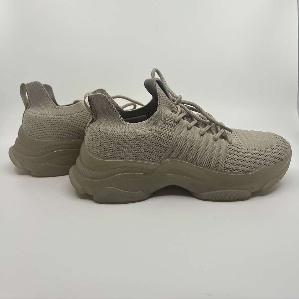 EUC Women’s Cushionaire Apollo lightweight Chunky Knit Sneakers Sz 9 Taupe/Beige